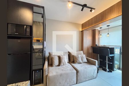 Sala/Cozinha de apartamento para alugar com 1 quarto, 26m² em Vila Olímpia, São Paulo