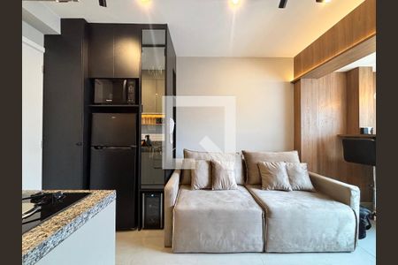 Sala/Cozinha de apartamento para alugar com 1 quarto, 26m² em Vila Olímpia, São Paulo