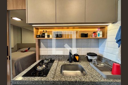 Sala/Cozinha de apartamento para alugar com 1 quarto, 26m² em Vila Olímpia, São Paulo