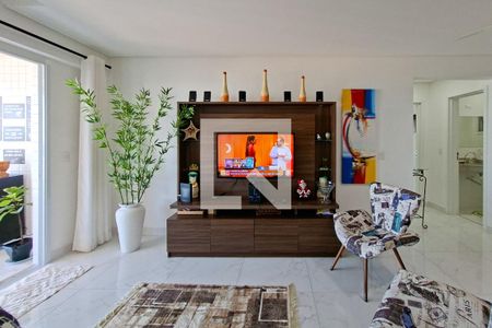 Sala de apartamento para alugar com 3 quartos, 132m² em Vila Tupi, Praia Grande