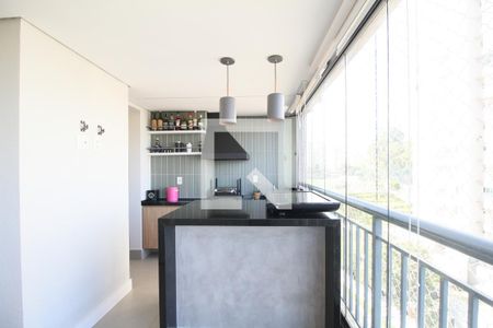 Varanda Gourmet de apartamento à venda com 3 quartos, 81m² em Vila Andrade, São Paulo