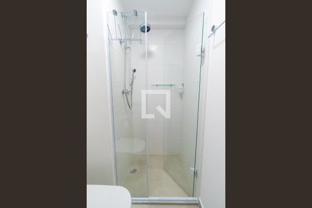 Banheiro de kitnet/studio para alugar com 1 quarto, 16m² em Vila Clementino, São Paulo