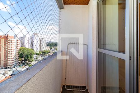 Varanda da Sala de apartamento à venda com 2 quartos, 60m² em Vila Taquari, São Paulo