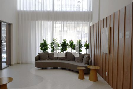 Hall de entrada de kitnet/studio para alugar com 1 quarto, 33m² em Paraíso, São Paulo