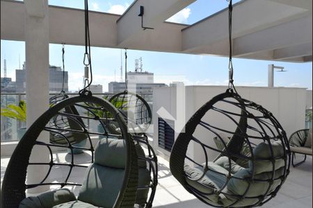 Área comum de kitnet/studio para alugar com 1 quarto, 33m² em Paraíso, São Paulo
