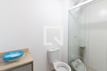 Banheiro de apartamento à venda com 1 quarto, 24m² em Vila Butantã, São Paulo