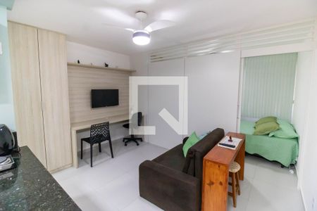 Sala de apartamento para alugar com 1 quarto, 28m² em Itaipu, Niterói