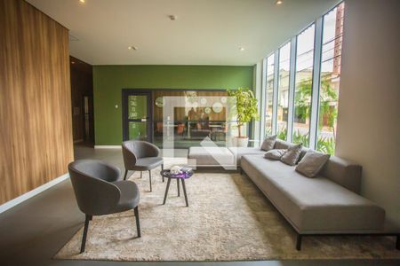 Hall social de apartamento à venda com 1 quarto, 29m² em Mirandópolis, São Paulo