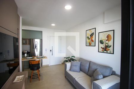 Sala de apartamento para alugar com 1 quarto, 47m² em Parque Campolim, Sorocaba