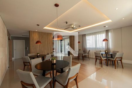 Área comum - Salão de festas de apartamento para alugar com 1 quarto, 47m² em Parque Campolim, Sorocaba