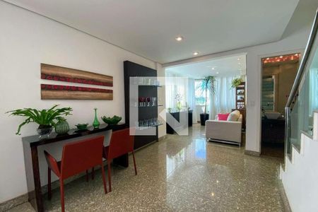 sala de apartamento à venda com 4 quartos, 280m² em Buritis, Belo Horizonte