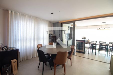 Sala de Jantar de apartamento à venda com 3 quartos, 140m² em Brooklin, São Paulo