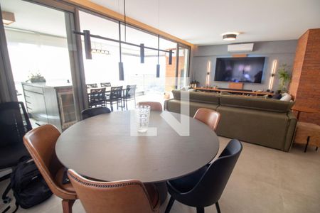 Sala de Jantar de apartamento à venda com 3 quartos, 140m² em Brooklin, São Paulo