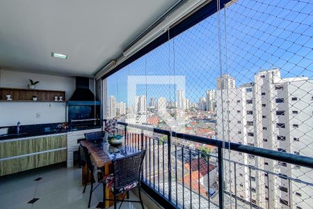 Varanda da Sala de apartamento à venda com 4 quartos, 115m² em Vila Bertioga, São Paulo