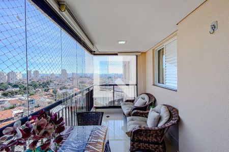 Varanda da Sala de apartamento à venda com 4 quartos, 115m² em Vila Bertioga, São Paulo