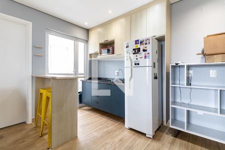 Cozinha de apartamento para alugar com 1 quarto, 33m² em Aclimação, São Paulo