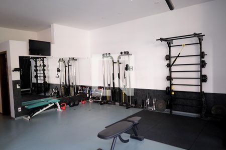 Área comum - Academia de apartamento à venda com 3 quartos, 165m² em Vila Bastos, Santo André