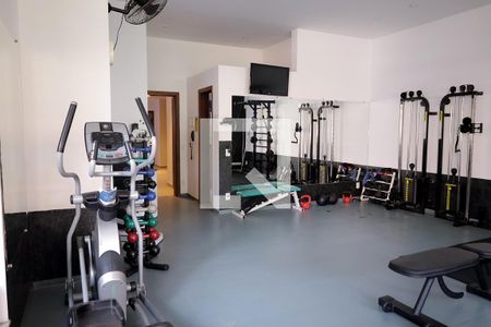 Área comum - Academia de apartamento à venda com 3 quartos, 165m² em Vila Bastos, Santo André