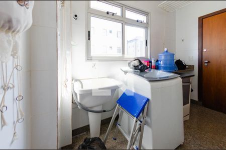 Área de serviço de apartamento à venda com 4 quartos, 162m² em Buritis, Belo Horizonte