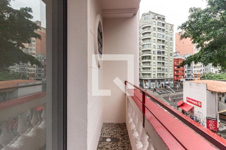 Varanda do Studio de kitnet/studio para alugar com 1 quarto, 29m² em Campos Elíseos, São Paulo