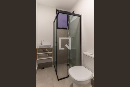 Banheiro de kitnet/studio para alugar com 1 quarto, 29m² em Campos Elíseos, São Paulo