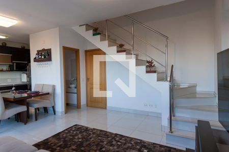 Sala de apartamento para alugar com 2 quartos, 75m² em Vila da Serra, Nova Lima