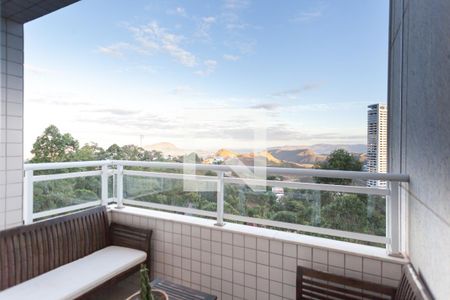 Varanda da Sala de apartamento para alugar com 2 quartos, 75m² em Vila da Serra, Nova Lima