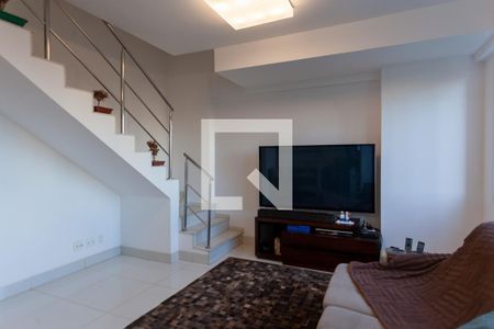 Sala de apartamento para alugar com 2 quartos, 75m² em Vila da Serra, Nova Lima