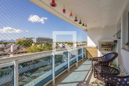 Varanda de apartamento à venda com 3 quartos, 107m² em Recreio dos Bandeirantes, Rio de Janeiro