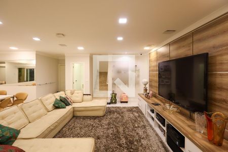 Sala de Estar de casa de condomínio à venda com 4 quartos, 257m² em Jardim Prudência, São Paulo