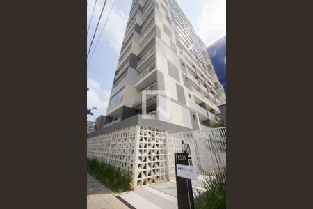 Fachada de kitnet/studio à venda com 1 quarto, 26m² em Santo Amaro, São Paulo