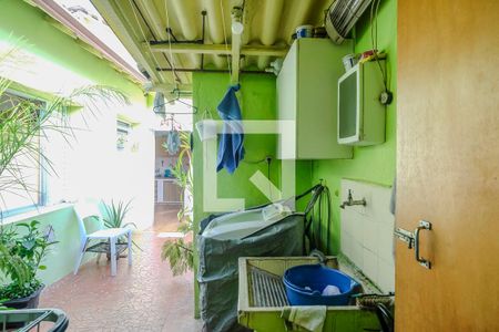 Área de serviço de casa à venda com 3 quartos, 102m² em Santa Paula, São Caetano do Sul