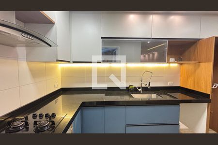 Cozinha de apartamento à venda com 2 quartos, 55m² em Parque Novo Oratório, Santo André