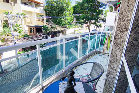 Varanda Sala de apartamento à venda com 2 quartos, 65m² em Anil, Rio de Janeiro