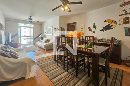 Sala de apartamento para alugar com 3 quartos, 139m² em Barra Funda, Guarujá