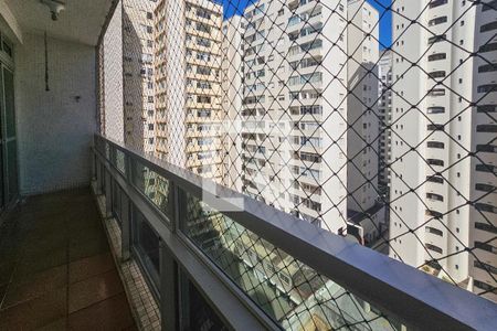 Varanda de apartamento para alugar com 3 quartos, 139m² em Barra Funda, Guarujá