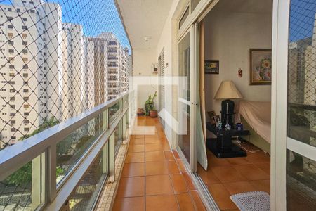 Varanda de apartamento para alugar com 3 quartos, 139m² em Barra Funda, Guarujá