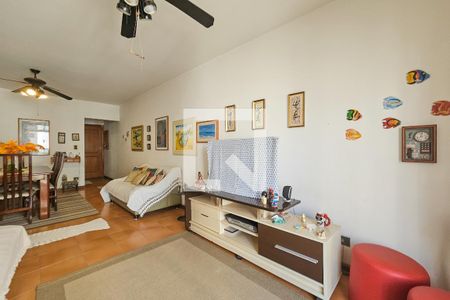 Sala de apartamento para alugar com 3 quartos, 139m² em Barra Funda, Guarujá