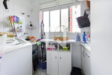 Cozinha e Área de Serviço de apartamento para alugar com 2 quartos, 77m² em Conj. Res. Trinta E Um de Marco, São José dos Campos