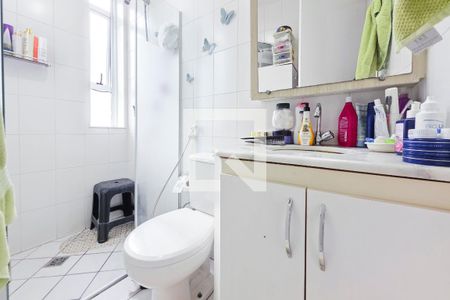 Banheiro da Suíte de apartamento para alugar com 2 quartos, 77m² em Conj. Res. Trinta E Um de Marco, São José dos Campos
