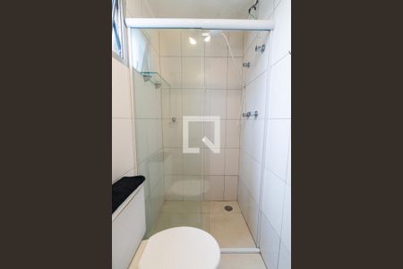 Banheiro de kitnet/studio à venda com 1 quarto, 27m² em Vila Clementino, São Paulo