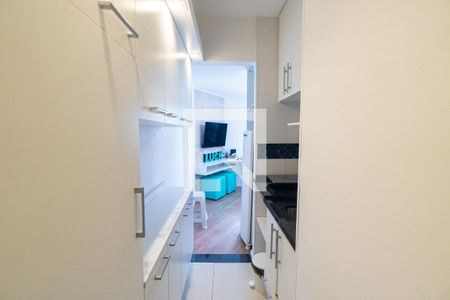 Cozinha de kitnet/studio à venda com 1 quarto, 27m² em Vila Clementino, São Paulo