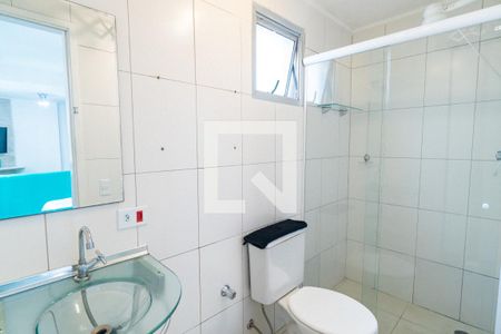 Banheiro de kitnet/studio à venda com 1 quarto, 27m² em Vila Clementino, São Paulo