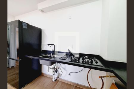 Cozinha de apartamento para alugar com 2 quartos, 34m² em Vila Gomes, São Paulo