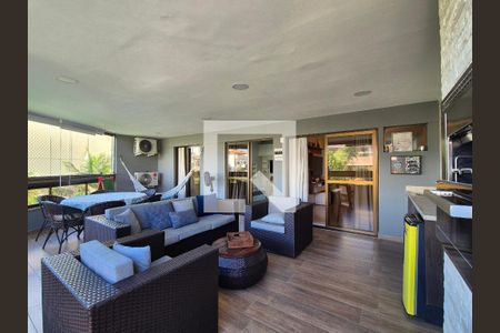 Varanda da Sala de apartamento para alugar com 2 quartos, 103m² em Recreio dos Bandeirantes, Rio de Janeiro