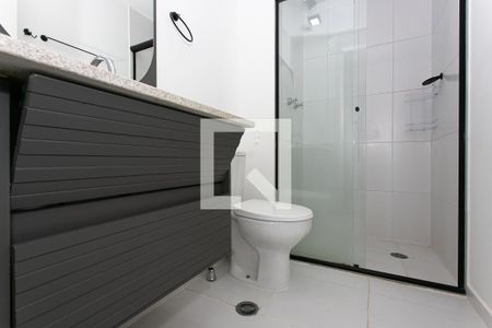 Banheiro de kitnet/studio à venda com 1 quarto, 25m² em Tatuapé, São Paulo