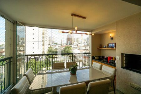 Varanda de apartamento à venda com 3 quartos, 98m² em Vila Gomes Cardim, São Paulo