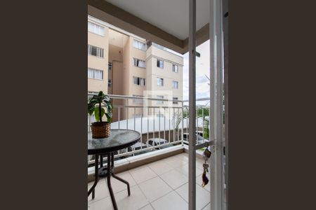 Varanda da Sala de apartamento à venda com 3 quartos, 77m² em Venda Nova, Belo Horizonte