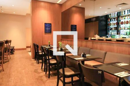 Área comum - Restaurante de kitnet/studio para alugar com 1 quarto, 30m² em Cidade Jardim, São Paulo