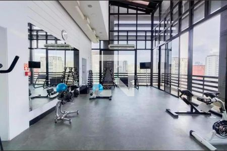 Área comum - Academia de kitnet/studio para alugar com 1 quarto, 30m² em Cidade Jardim, São Paulo